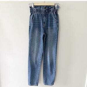 High Waist Paperbag Mom Jeans